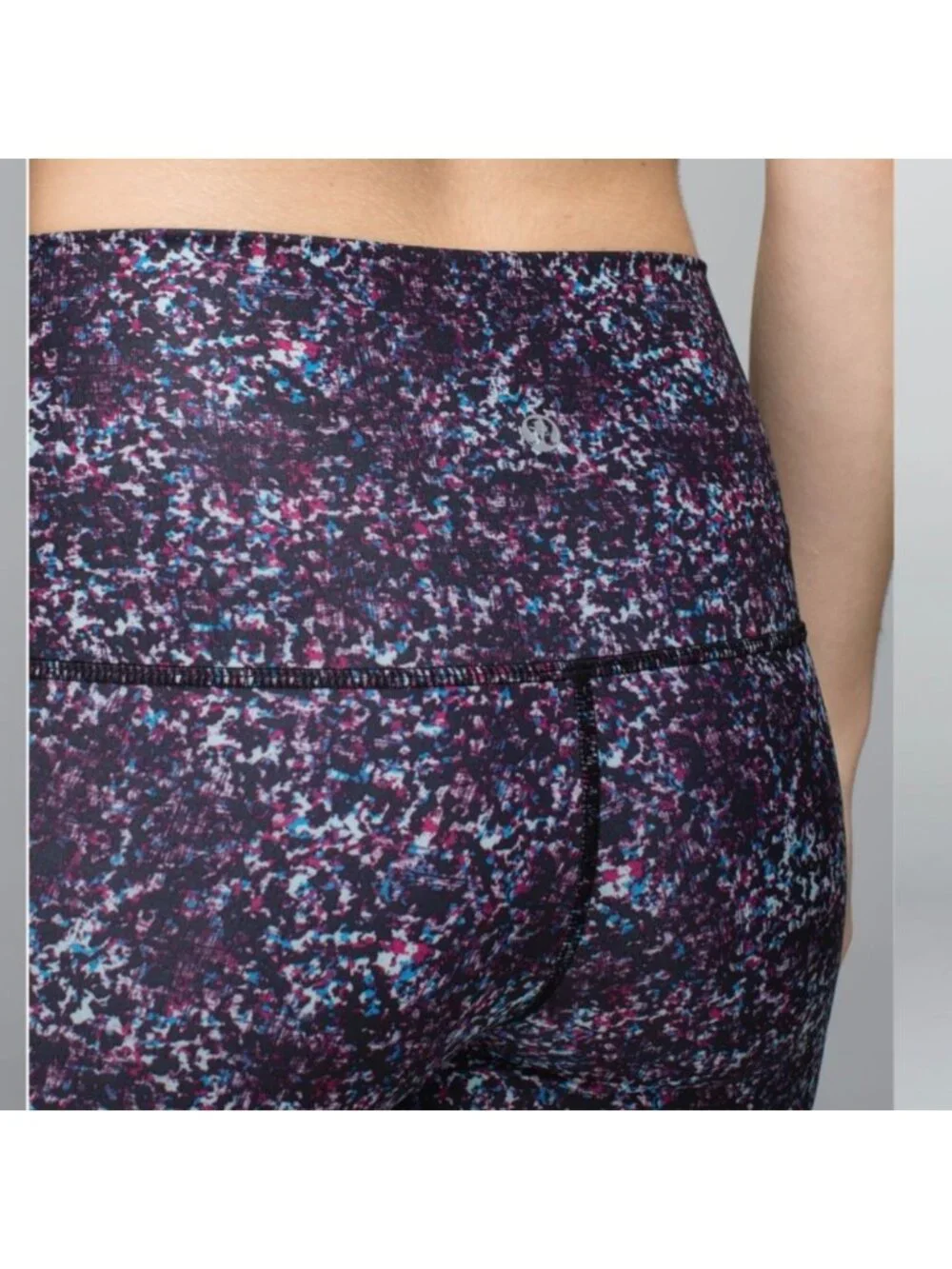 Lululemon Wunder Under Pant *Full-On Luxtreme (Roll Down)Rocky Road Gusto Blue